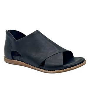 Sofft Evonne Women's Black Leather Open-Toe Sandals New Sz 6